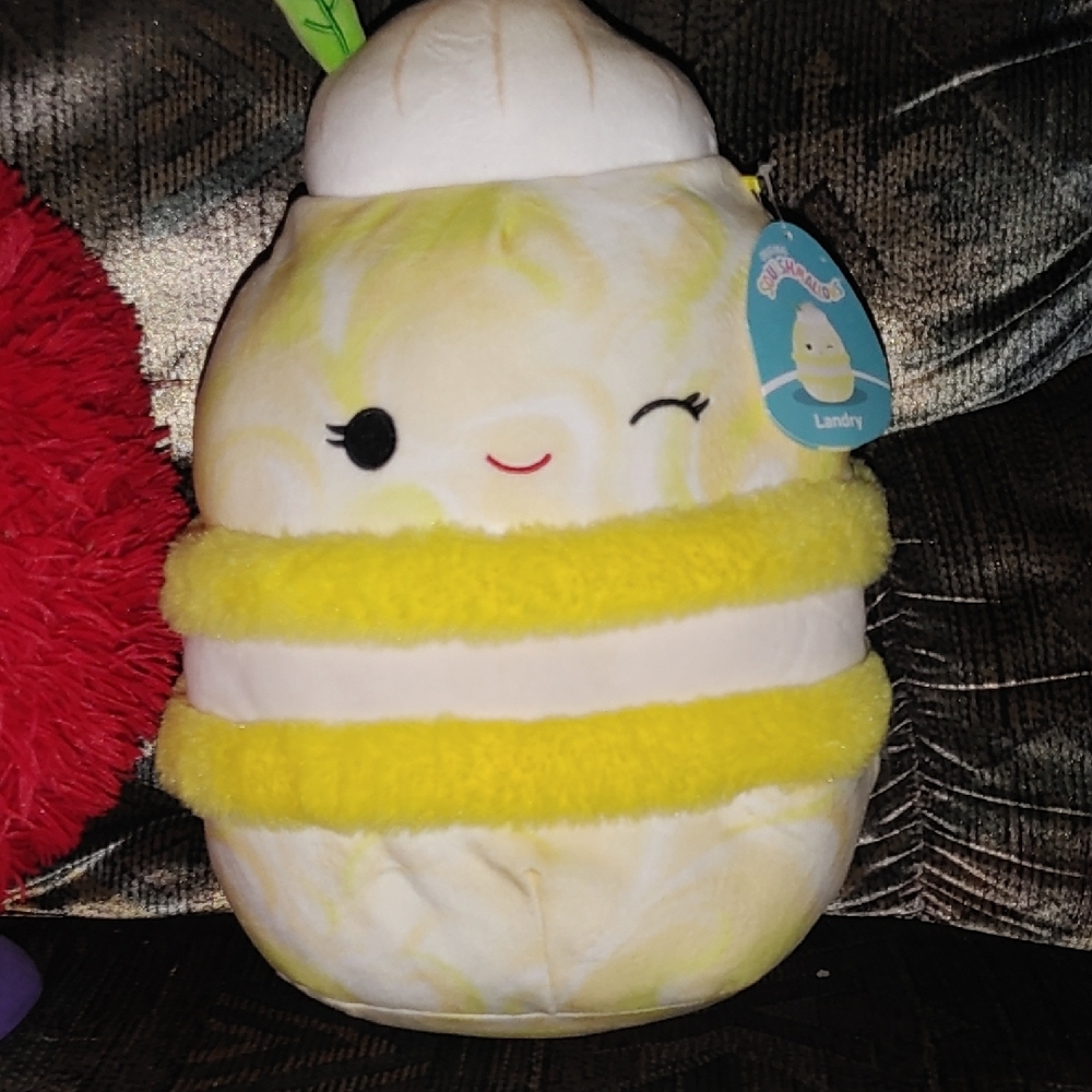Cute Yellow and White Bee Plush